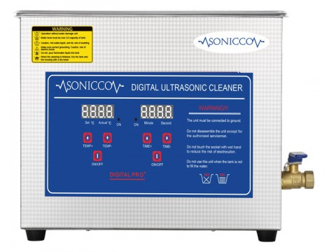 Myjka wanna ultradźwiękowa 6,5l sterylizator kosmetyczny mycia części Sonicco ULTRA-031S - 7