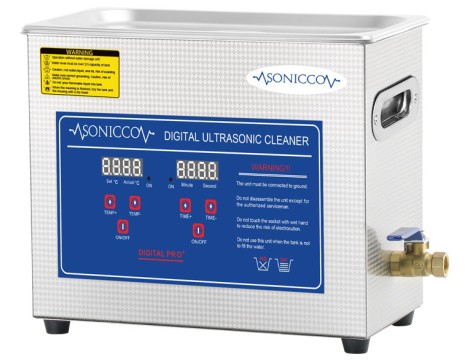 Myjka wanna ultradźwiękowa 6,5l sterylizator kosmetyczny mycia części Sonicco ULTRA-031S - 4