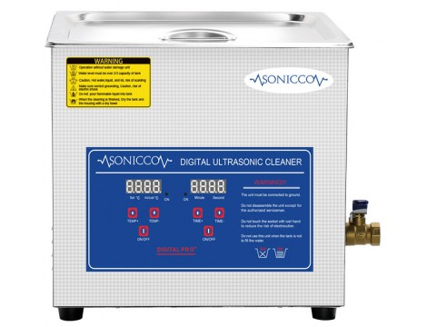 Myjka wanna ultradźwiękowa 20l sterylizator kosmetyczny mycia części Sonicco ULTRA-070S - 5