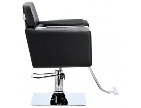 Fotel fryzjerski Bella hydrauliczny obrotowy do salonu fryzjerskiego podnóżek chromowany krzesło fryzjerskie - 5