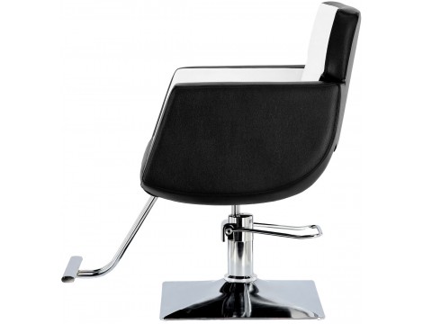 Fotel fryzjerski Chloe hydrauliczny obrotowy do salonu fryzjerskiego podnóżek chromowany krzesło fryzjerskie - 5