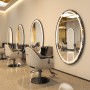 Konsola konsoleta fryzjerska barberska kosmetyczna lustro LED rama aluminiowa 150x90 PRO