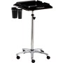 Pomocnik fryzjerski wózek stolik na kółkach do farbowania T0182-1 do salonu kosmetycznego stolik na statywie - 2