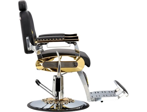 Fotel fryzjerski barberski hydrauliczny do salonu fryzjerskiego barber shop Apollo Barberking w 24H - 4