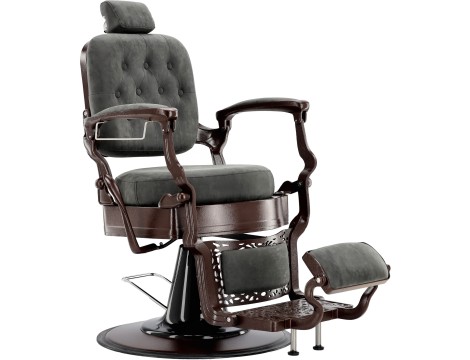 Fotel fryzjerski barberski hydrauliczny do salonu fryzjerskiego barber shop Lesos Barberking - 2