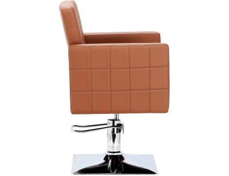 Fotel fryzjerski Tom hydrauliczny obrotowy do salonu fryzjerskiego podnóżek chromowany krzesło fryzjerskie - 4