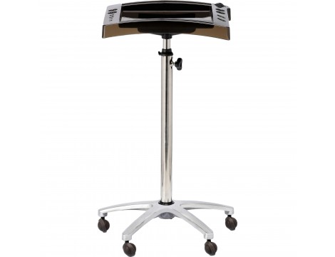 Pomocnik fryzjerski wózek stolik na kółkach do farbowania T0154 do salonu kosmetycznego stolik na statywie - 3