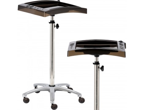 Pomocnik fryzjerski wózek stolik na kółkach do farbowania T0154 do salonu kosmetycznego stolik na statywie