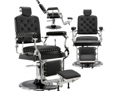 Fotel fryzjerski barberski hydrauliczny do salonu fryzjerskiego barber shop Leonardo Barberking w 24H