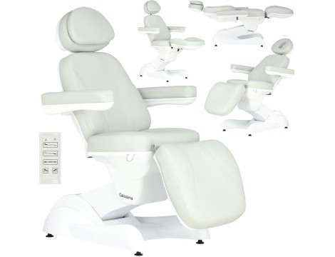 Fotel kosmetyczny elektryczny do salonu kosmetycznego pedicure regulacja 4 siłowniki Karim