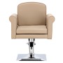 Fotel fryzjerski Jade hydrauliczny obrotowy do salonu fryzjerskiego podnóżek chromowany krzesło fryzjerskie - 5