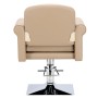 Fotel fryzjerski Jade hydrauliczny obrotowy do salonu fryzjerskiego podnóżek chromowany krzesło fryzjerskie - 4