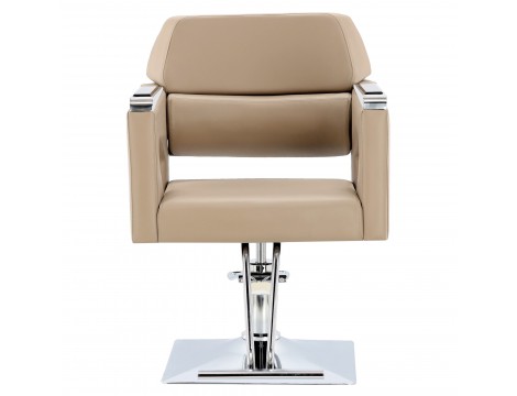 Fotel fryzjerski Bianka hydrauliczny obrotowy do salonu fryzjerskiego podnóżek chromowany krzesło fryzjerskie - 5