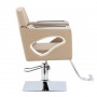 Fotel fryzjerski Bianka hydrauliczny obrotowy do salonu fryzjerskiego podnóżek chromowany krzesło fryzjerskie - 3