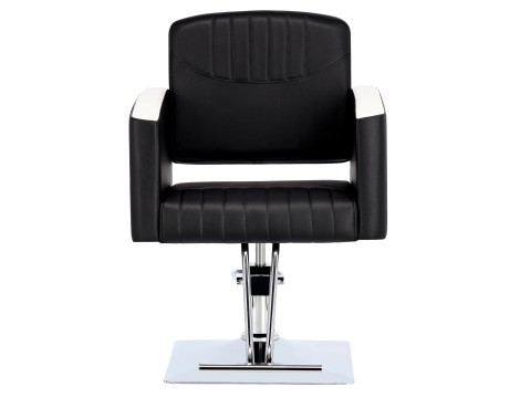 Fotel fryzjerski Cruz hydrauliczny obrotowy do salonu fryzjerskiego podnóżek chromowany krzesło fryzjerskie - 4