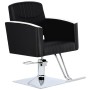 Fotel fryzjerski Cruz hydrauliczny obrotowy do salonu fryzjerskiego podnóżek chromowany krzesło fryzjerskie - 2
