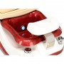 Fotel kosmetyczny elektryczny z masażem do pedicure stóp do salonu SPA kremowy - 7