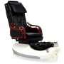 Fotel kosmetyczny elektryczny z masażem do pedicure stóp do salonu SPA czarny - 2
