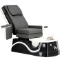 Fotel kosmetyczny elektryczny z masażem do pedicure stóp do salonu SPA szary - 5