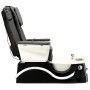 Fotel kosmetyczny elektryczny z masażem do pedicure stóp do salonu SPA szary - 3