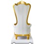 Fotel kosmetyczny klasyczny z hydromasażem do pedicure stóp do salonu SPA biały - 6