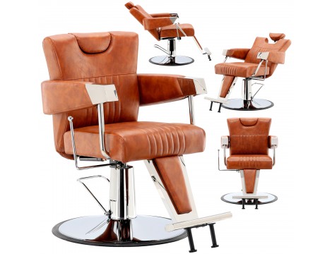 Fotel fryzjerski barberski hydrauliczny do salonu fryzjerskiego barber shop Tyrs Barberking