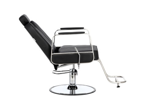 Fotel fryzjerski Kai hydrauliczny obrotowy do salonu fryzjerskiego podnóżek chromowany krzesło fryzjerskie - 7