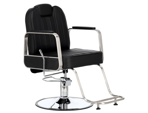 Fotel fryzjerski Kai hydrauliczny obrotowy do salonu fryzjerskiego podnóżek chromowany krzesło fryzjerskie - 2