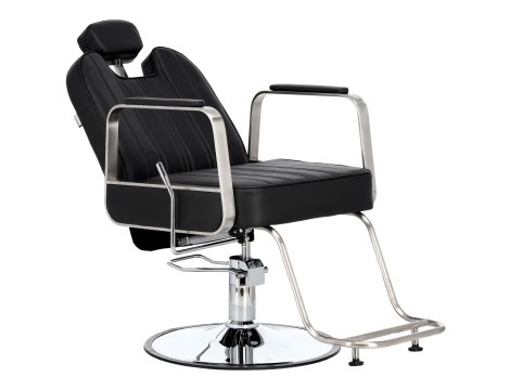 Fotel fryzjerski Kai hydrauliczny obrotowy do salonu fryzjerskiego podnóżek chromowany krzesło fryzjerskie - 6
