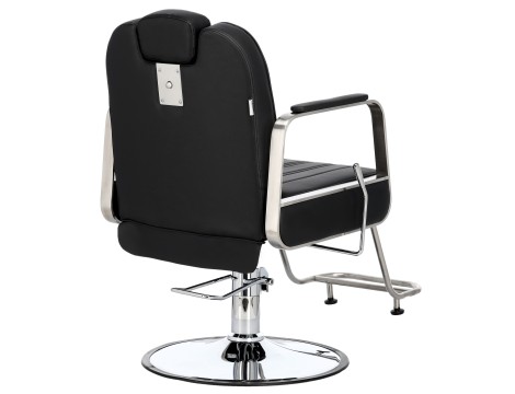 Fotel fryzjerski Kai hydrauliczny obrotowy do salonu fryzjerskiego podnóżek chromowany krzesło fryzjerskie - 5