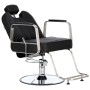 Fotel fryzjerski Kai hydrauliczny obrotowy do salonu fryzjerskiego podnóżek chromowany krzesło fryzjerskie - 6