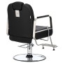 Fotel fryzjerski Kai hydrauliczny obrotowy do salonu fryzjerskiego podnóżek chromowany krzesło fryzjerskie - 5
