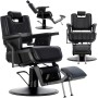 Fotel fryzjerski barberski hydrauliczny do salonu fryzjerskiego barber shop Brayden Barberking w 24H