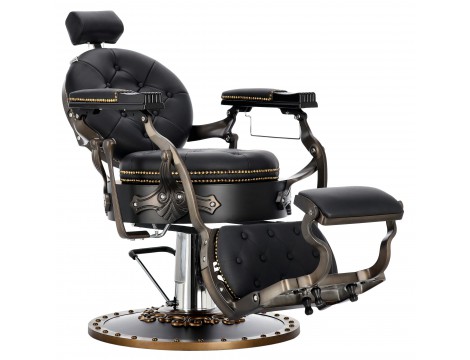 Fotel fryzjerski barberski hydrauliczny do salonu fryzjerskiego barber shop Black Jack Barberking w 24H - 6