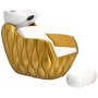 Zestaw myjnia fryzjerska Amir i 2 x fotel fryzjerski hydrauliczny obrotowy podnóżek do salonu fryzjerskiego myjka misa ceramiczna armatura bateria słuchawka - 2