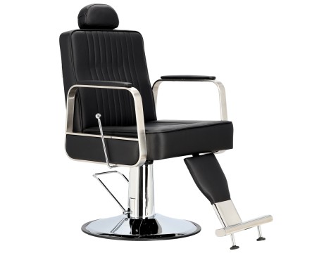 Fotel fryzjerski barberski hydrauliczny do salonu fryzjerskiego barber shop Teonas Barberking w 24H - 2