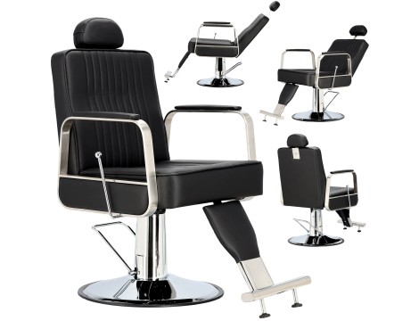 Fotel fryzjerski barberski hydrauliczny do salonu fryzjerskiego barber shop Teonas Barberking w 24H