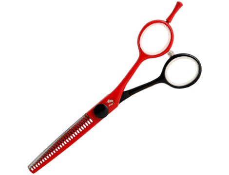 WOLF Zestaw fryzjerski nożyczki degażówki do strzyżenia cieniowania włosów 5'5 linia Superior - 3
