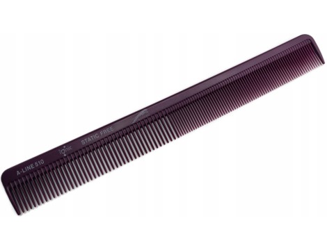 Zestaw grzebieni fryzjerskich fioletowych karbonowych 9 sztuk + futerał - 9