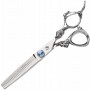 WOLF Degażowki nożyczki praworęczne 6,0 Sharky-B offset fryzjerskie do strzyżenia włosów do salonu linia Professional