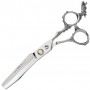 WOLF Degażowki nożyczki praworęczne 5,5 Silvero offset fryzjerskie do strzyżenia włosów do salonu linia Professional