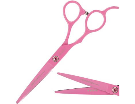 Nożyczki fryzjerskie do strzyżenia włosów Purple Dragon 5,5 leworęczne różowe - 3