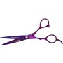 GEPARD Nożyczki leworęczne 6,0 Purple Dragon offset fryzjerskie do strzyżenia włosów do salonu linia Superior - 2