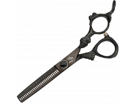 WOLF Degażówki nożyczki praworęczne 5,5 DIAMOND offset fryzjerskie do strzyżenia włosów do salonu linia Superior