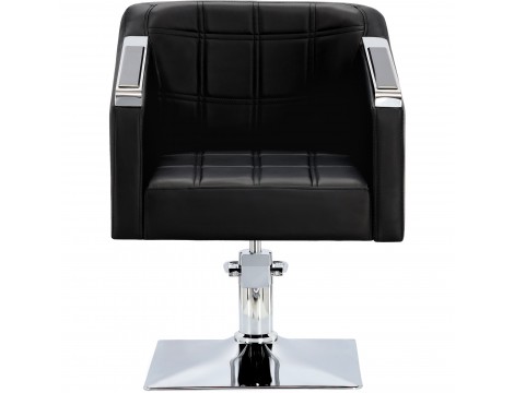 Pikos Zestaw czarny myjnia fryzjerska i 2 x fotel fryzjerski hydrauliczny obrotowy do salonu fryzjerskiego myjka ruchoma misa ceramiczna armatura bateria słuchawka - 8