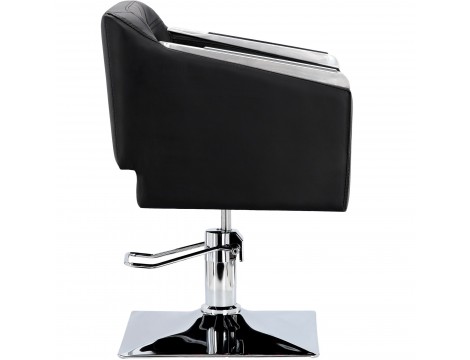 Pikos Zestaw czarny myjnia fryzjerska i 2 x fotel fryzjerski hydrauliczny obrotowy do salonu fryzjerskiego myjka ruchoma misa ceramiczna armatura bateria słuchawka - 7