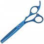 GEPARD Degażówki nożyczki praworęczne 6,0 Neonix offset fryzjerskie do strzyżenia włosów do salonu linia Superior - 2
