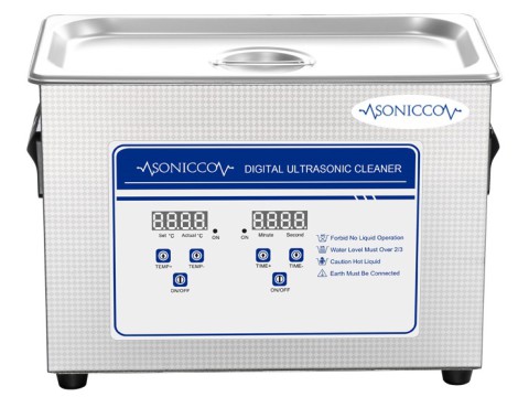 Myjka wanna ultradźwiękowa 4,5l sterylizator kosmetyczny mycia części Sonicco ULTRA-030S-C - 6