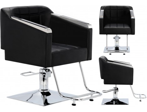 Fotel fryzjerski Pikos hydrauliczny obrotowy do salonu fryzjerskiego podnóżek chromowany krzesło fryzjerskie