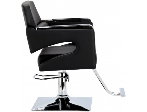 Fotel fryzjerski Gaja hydrauliczny obrotowy do salonu fryzjerskiego podnóżek chromowany krzesło fryzjerskie - 3